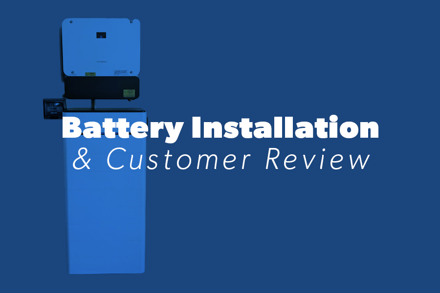 Sungrow battery installation and customer review