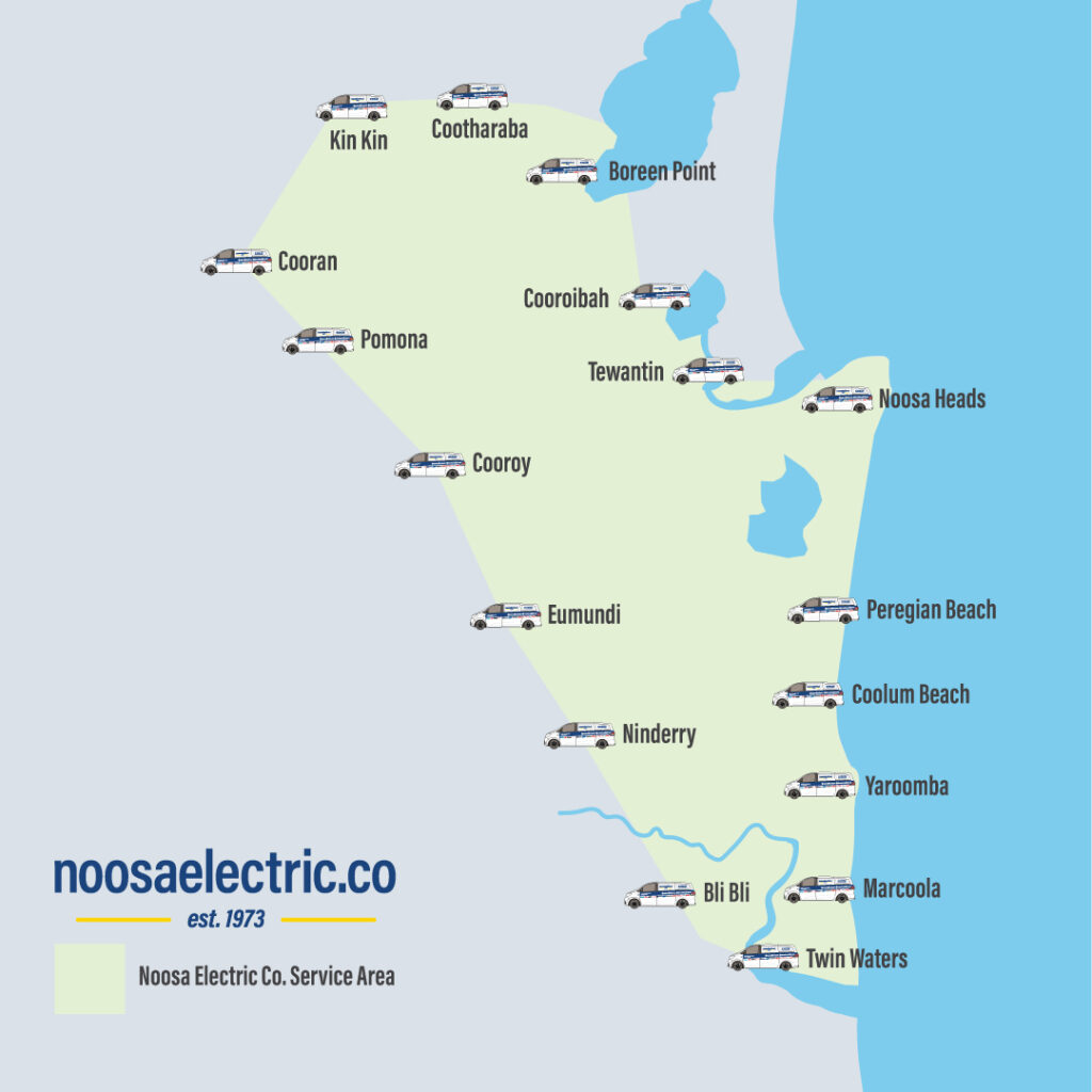 Noosa Electric Co Service Area Map